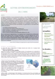 Lettre de l'environnement de l'Oise printemps 2017