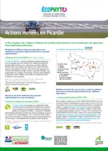 Ecophyto: Plaquette de présentation des actions menées en Picardie