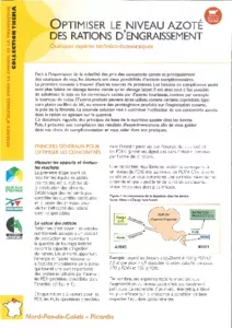 Optimiser le niveau azoté des rations d'engraissement