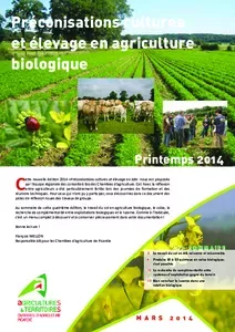 Préconsiations cultures et élevage en agriculture biologique