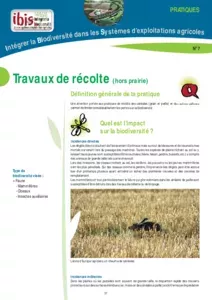 Travaux de récolte (hors prairies)