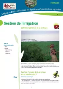 Gestion de l'irrigation