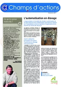 Champs d'Actions - spécial Installation, Transmission et Projets