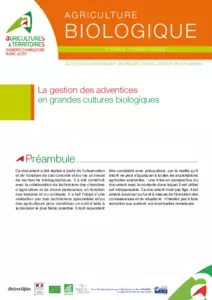 La gestion des adventices en grandes cultures biologiques