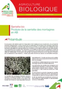 Produire de la sarriette des montagnes en AB