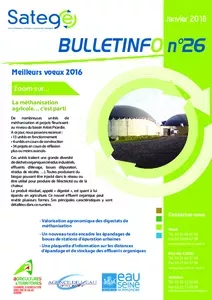 Bulletinfo du SATEGE n° 26 - janvier 2016