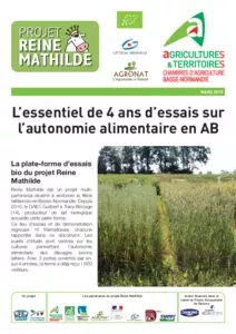 Résultats d’essais sur l’autonomie alimentaire en AB