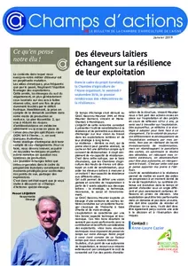 Champs d'actions Elevage - Janvier 2019