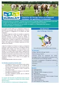 CLIMALAIT, pour l'adaptation des systèmes laitiers de la Manche au changement climatique