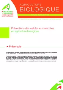 Préventions des cellules et mammites en agriculture biologique