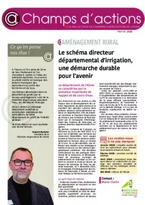 CHAMPS D'ACTIONS AMÉNAGEMENT RURAL - FÉVRIER 2020