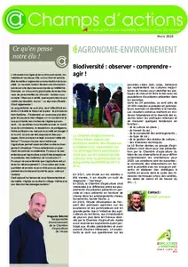 Champs d'actions Agronomie et Environnement