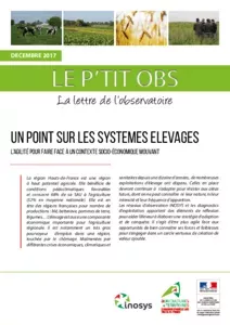 Le P’tit Obs, la lettre de l’observatoire - Décembre 2017