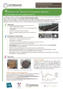 Amélioration de l’efficience de l’arrosage en pépinières ornementales par des systèmes sans fil