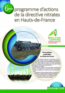 6ème programme d'actions de la directive nitrate Hauts-de-France