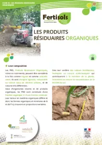 FERTISOLS : les produits résiduaires organiques