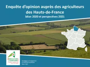 Enquête d’opinion auprès des agriculteurs des Hauts-de-France. Bilan 2020 et perspectives 2021