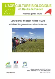 Compte-rendu des essais AB Céréales biologiques, protéagineux et associations et fertilisation réalisés en 2018