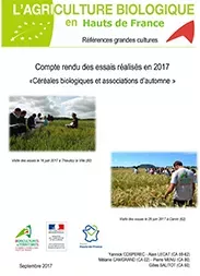 Compte-rendu des essais AB Céréales biologiques, protéagineux et associations et fertilisation réalisés en 2017