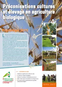 Guide de préconisations cultures et élevage en agriculture biologique 2017