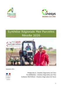 Synthèse régionale Mes Parcelles 2020