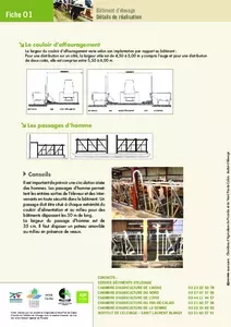 Fiches bâtiment agricole - Détail de construction