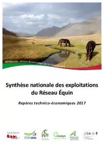 Synthèse nationale des exploitations du réseau équin 2017