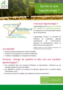 Qu'est ce que l'agroécologie ?