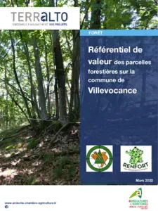 Référentiel de valeur des parcelles forestières sur la commune de Villevocance (07)