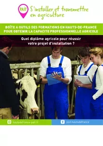 Boite à outils des formations Hauts-de-France pour obtenir la capacité professionnelle agricole