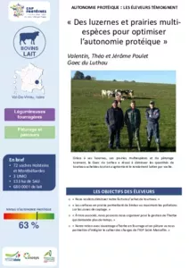 [Elevage & changement climatique] : Autonomie protéique