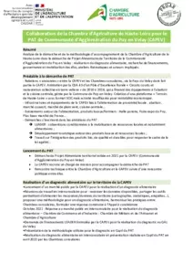 Projet Alimentaire Territorial de Communauté d’Agglomération du Puy en Velay (CAPEV)