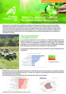 Fiche climat élevage