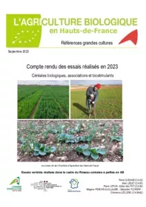 Compte-rendu des essais hiver AB Céréales biologiques, fertilisation et biostimulants réalisés en 2023