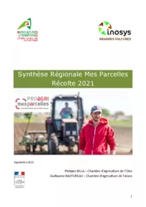 Synthèse régionale Mes Parcelles 2021