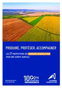 Les 27 propositions des Chambres d'agriculture pour une Europe agricole