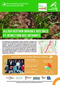 Allier gestion durable des sols et réduction des intrants