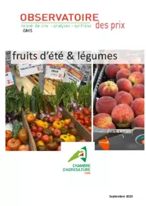 Observatoire des légumes et fruits d'été dans les GMS de Corse - édition 2023