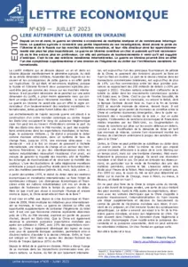 Lettre économique de Juillet 2023 - Lire autrement la guerre en Ukraine !