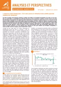 L'agriculture française : état des lieux et perspectives après quatre années de tensions