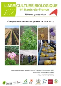 Compte rendu des essais pommes de terre - 2023