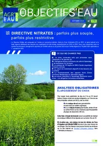 83 - Objectifs eau n° 83 : Directive nitrates