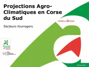 Fourrages : projections agroclimatiques en Corse du Sud