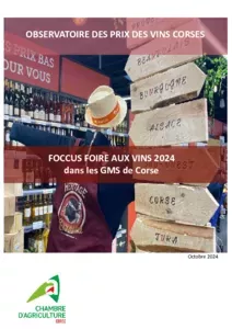 Observatoire 2024 des vins corses en GMS / Foire aux vins