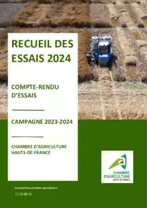 Recueil d'expérimentation 2024 des chambres d'agriculture des Hauts-de-France