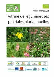 Vitrine de légumineuses prairiales pluriannuelles - Programme Reine Mathilde